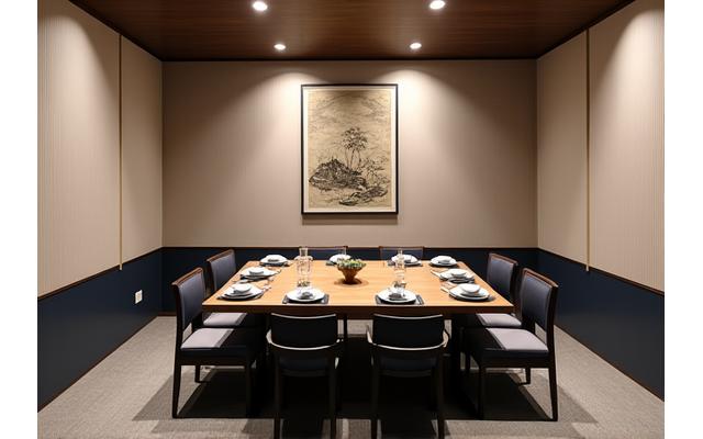 モダンな和室個室、最大8名様までご利用可能