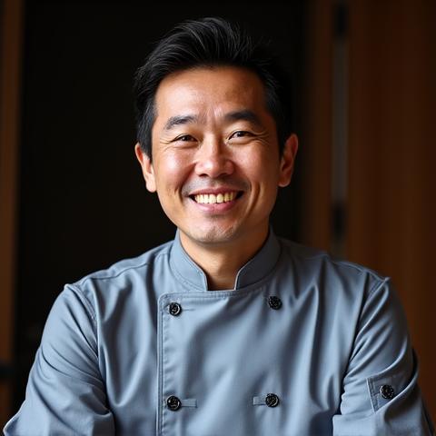 料理長 鈴木健一のポートレート